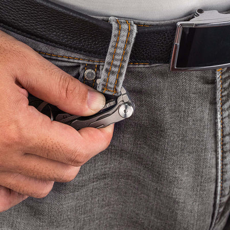 RovyVon U4 Pro+ Titanium Multi-Tool Carabiner-T6 / T8