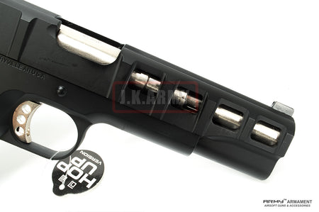 ARMY Rectangle Texture M1911A1 GBB Airsoft Pistol ( BK )