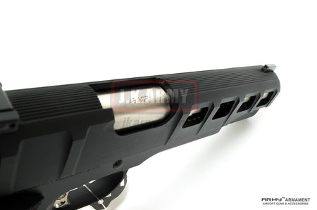 ARMY Rectangle Texture M1911A1 GBB Airsoft Pistol ( BK )