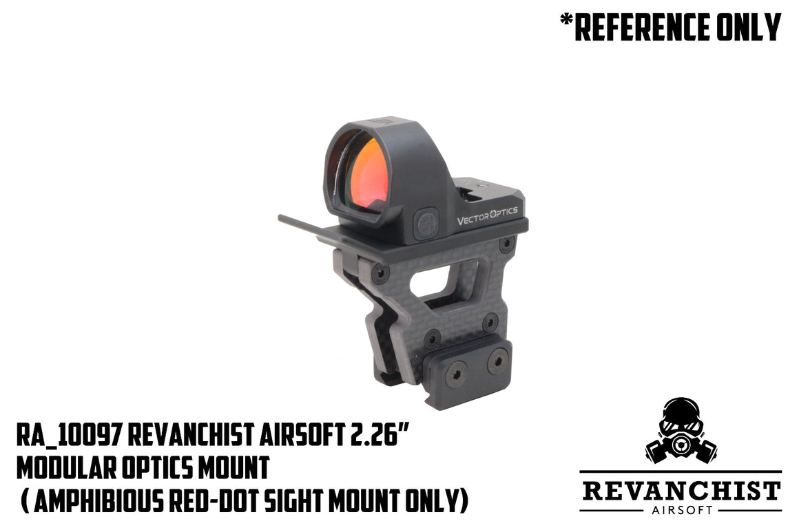 Revanchist 2.26” Modular Optics Mount for T2 / Amphibious Red-Dot Sight ( High Grade Carbon Fiber )-for Amphibious Red-Dot Sight Mount