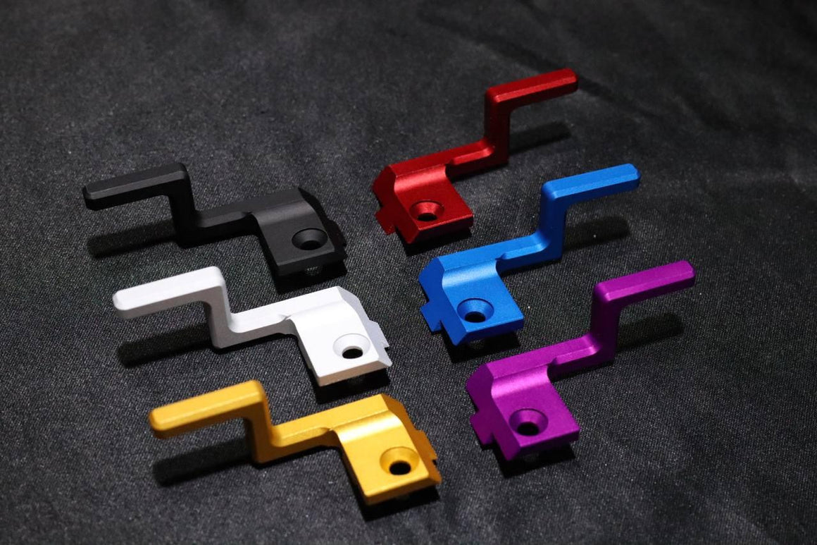 Revanchist Aluminum Left Hand Cocking Handle For Hi-Capa GBB Pistols Airsoft Series ( Black / Silver / Red / Gold / Blue / Purple )-Purple