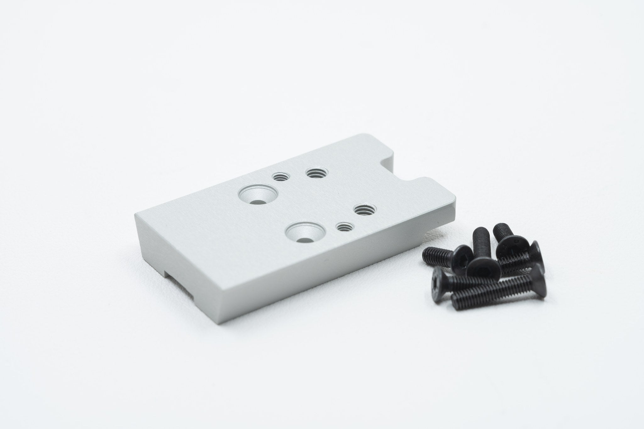 Revanchist Red Dot Plate Sight High Mount RMR / RTS-2 For Novritsch SSP5 GBBP ( Black / Silver )-Silver