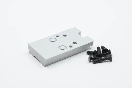 Revanchist Red Dot Plate Sight High Mount RMR / RTS-2 For Novritsch SSP5 GBBP ( Black / Silver )-Silver