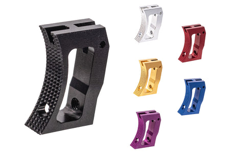 Revanchist CNC Aluminum Curved Trigger For Marui TM Hi-Capa GBBP Series -Purple