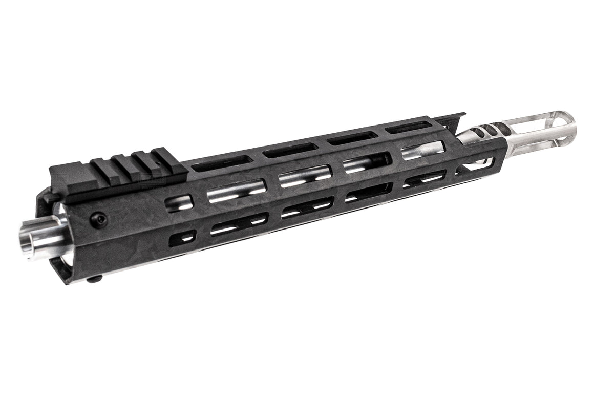 Revanchist 10.5" Forged Pattern Carbon Fiber M-LOK Handguard Rail Conversion Kit For Marui TM MWS / SAVIA PCC H 7.5 GBBR Series