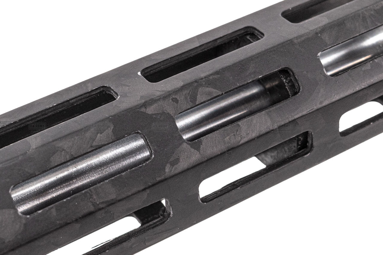 Revanchist 10.5" Forged Pattern Carbon Fiber M-LOK Handguard Rail Conversion Kit For Marui TM MWS / SAVIA PCC H 7.5 GBBR Series