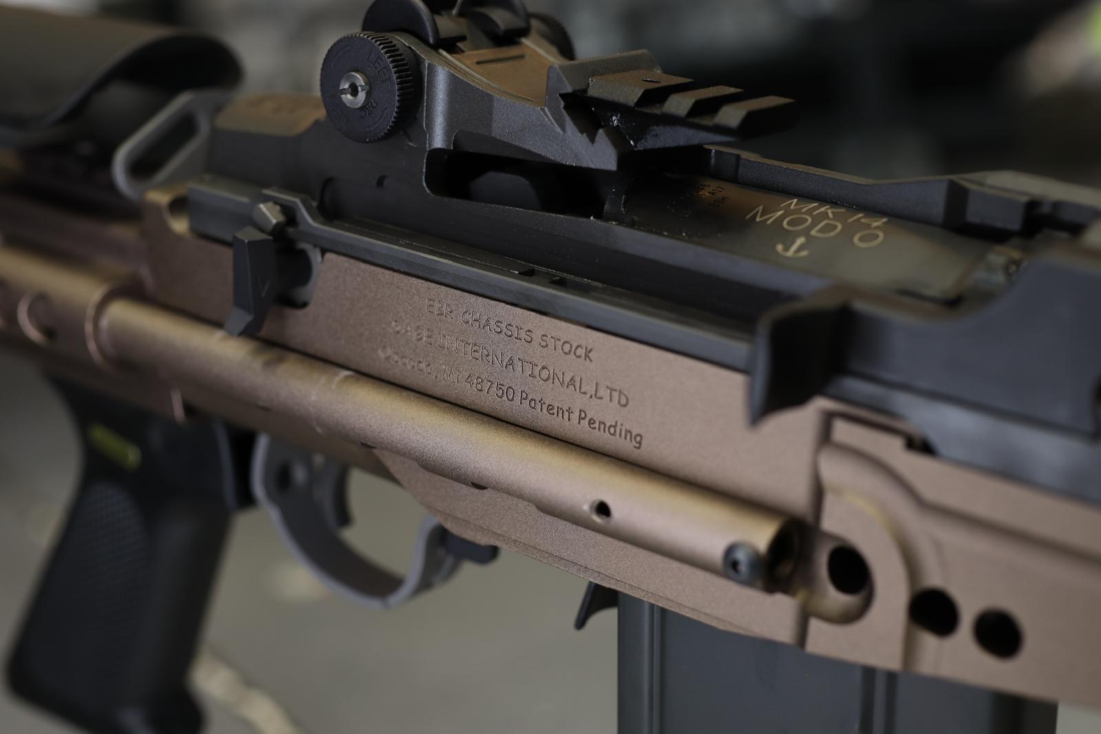 RA-TECH Custom WE M14 EBR MOD0 Level 3 GBB Rifle Airsoft ( Titanium ) ( Limited Edition )