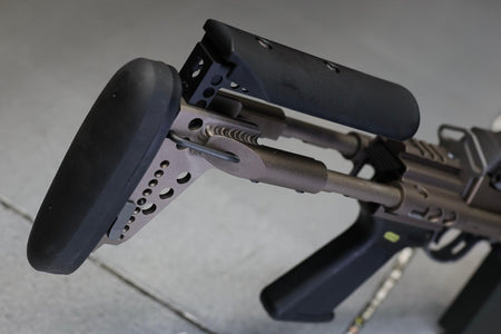 RA-TECH Custom WE M14 EBR MOD0 Level 3 GBB Rifle Airsoft ( Titanium ) ( Limited Edition )