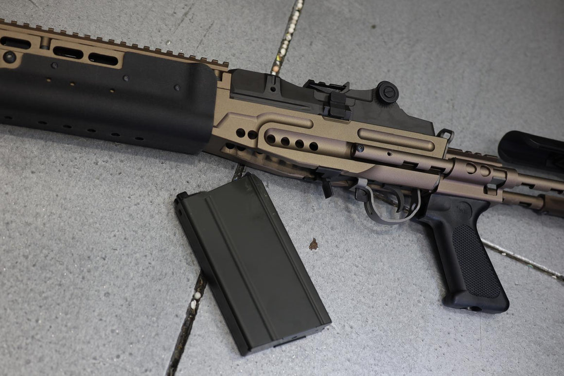 RA-TECH Custom WE M14 EBR MOD0 Level 3 GBB Rifle Airsoft ( Titanium ) ( Limited Edition )