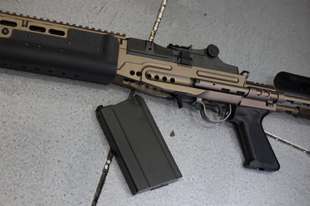 RA-TECH Custom WE M14 EBR MOD0 Level 3 GBB Rifle Airsoft ( Titanium ) ( Limited Edition )