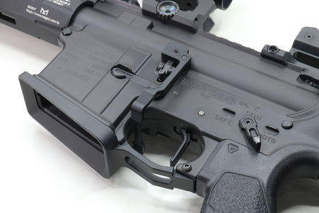 Revanchist Integral Trigger Guard Magwell V2 For Marui TM M4 MWS GBBR ( Black / DE )-Black
