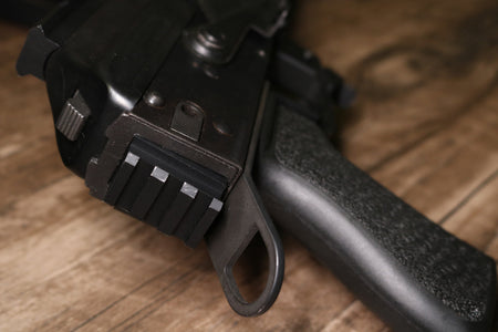 Revanchist M1913 20mm Rail Stock Adapter for LCT / GHK AK Folding Stock Series ( Black )