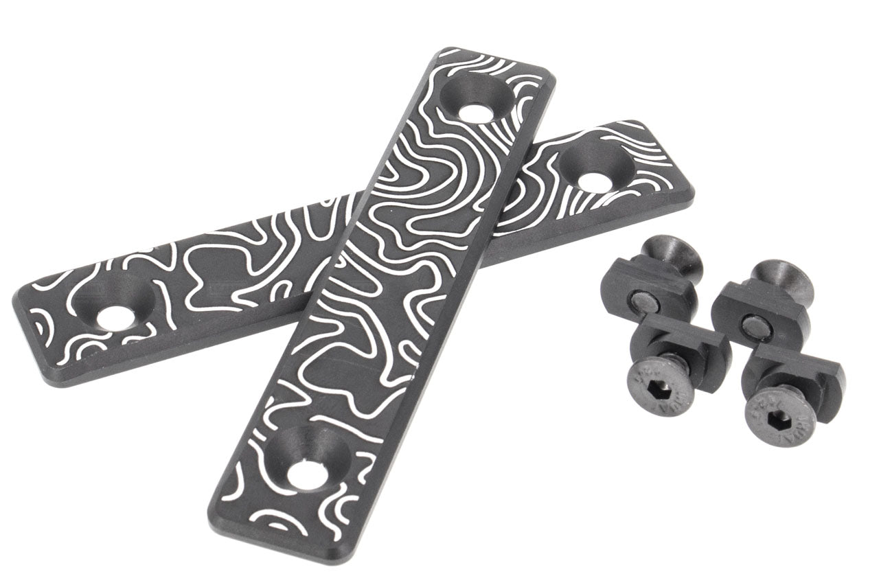 Revanchist Contour Pattern Aluminum M-LOK Cover ( Black )