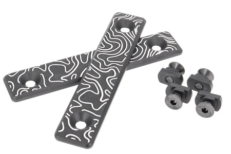 Revanchist Contour Pattern Aluminum M-LOK Cover ( Black )