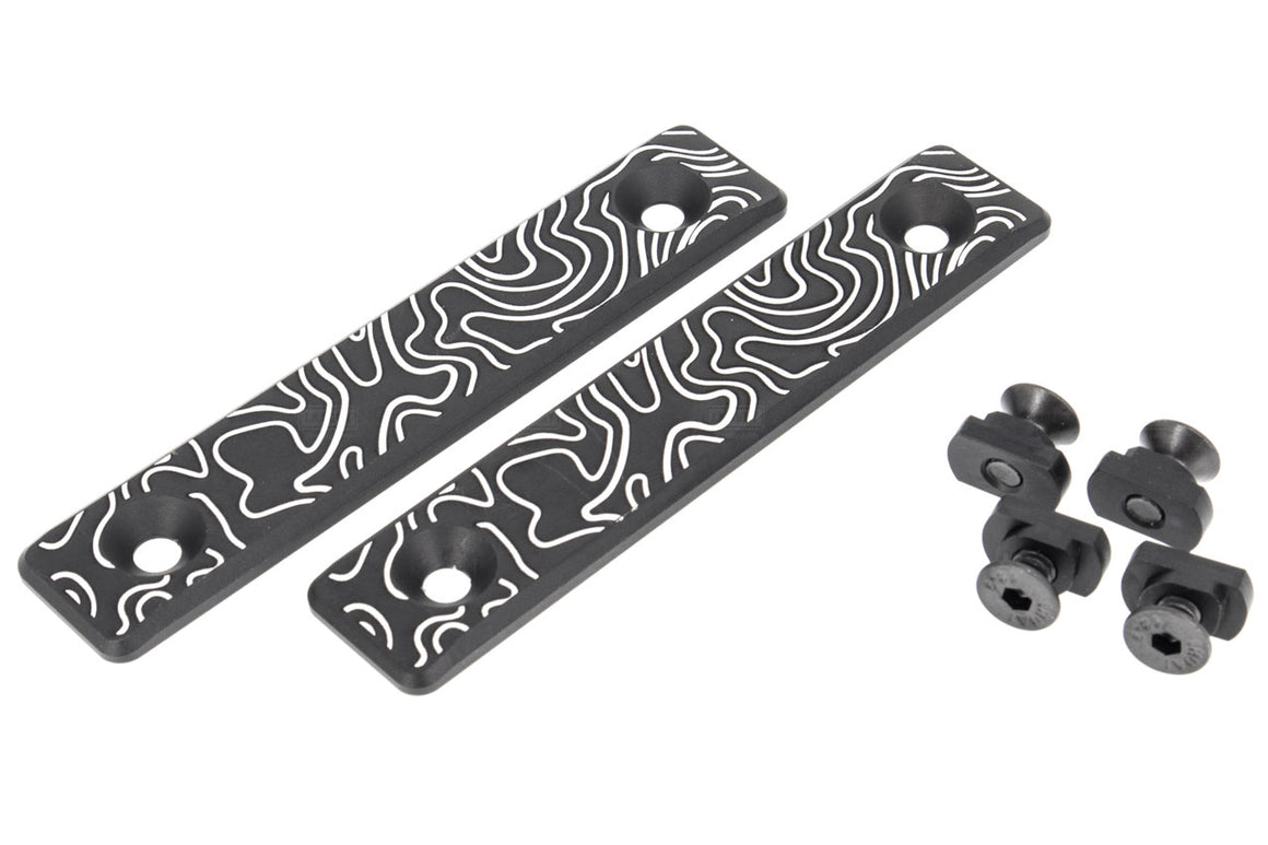 Revanchist Contour Pattern Aluminum M-LOK Cover ( Black )