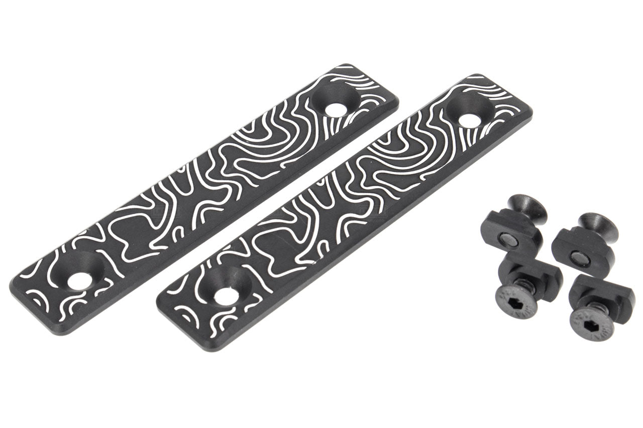 Revanchist Contour Pattern Aluminum M-LOK Cover ( Black )