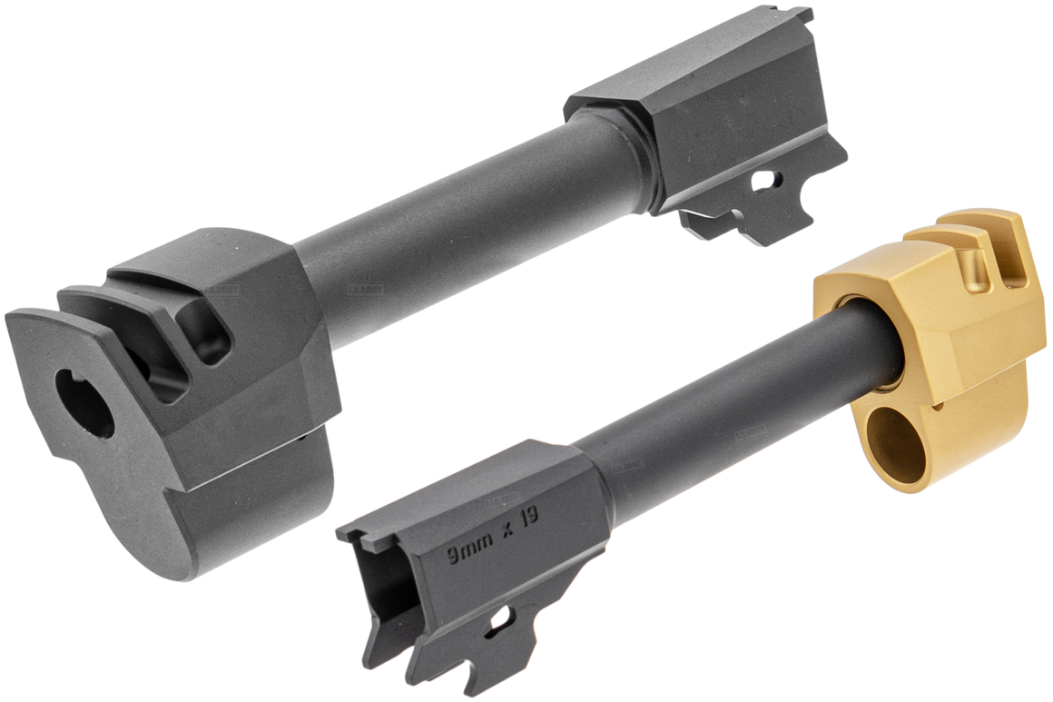 Revanchist AC Style CNC Compensator with 14mm CCW Thread Outer Barrel Set For SIG AIR / VFC P320 M17 M18 GBBP-Gold