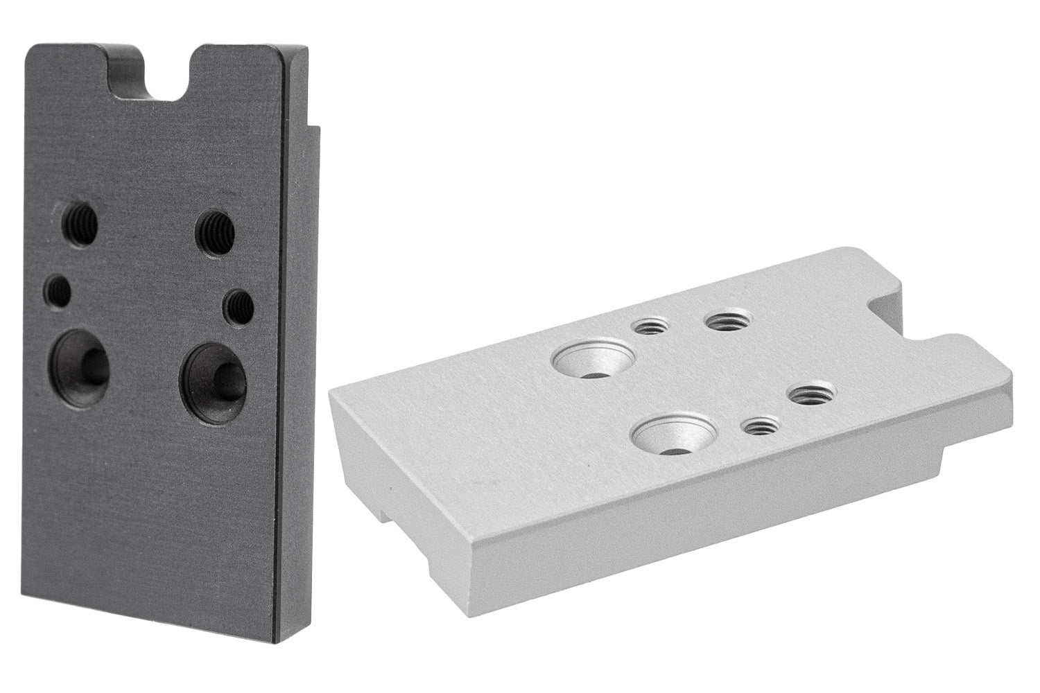 Revanchist Red Dot Plate Sight High Mount RMR / RTS-2 For Novritsch SSP5 GBBP ( Black / Silver )-Silver