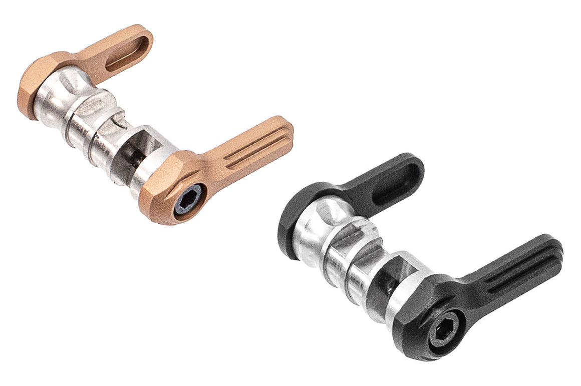 Revanchist Stainless Steel Ambidextrous Selector Type B For VFC M4 / APFG 002 PX-K / 004 / Marksman XI GBBR Series -Tan