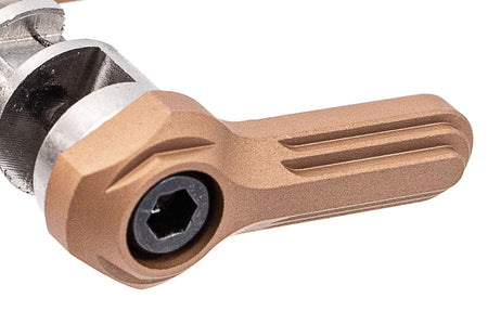 Revanchist Stainless Steel Ambidextrous Selector Type B For VFC M4 / APFG 002 PX-K / 004 / Marksman XI GBBR Series -Tan