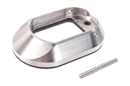 Revanchist Stainless Steel XL Magwell For Marui TM Hi-Capa GBBP  ( For Marui TM Original Polymer Grip )