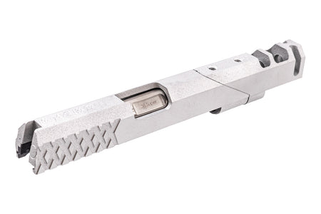 Revanchist 3D Printed 6" Slide Kit " 欲速則不達 " For Marui TM Hi-Capa GBBP Series ( Cerakote Silver )