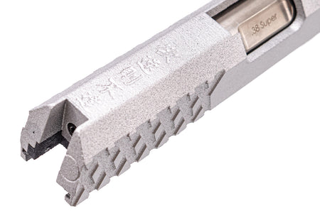 Revanchist 3D Printed 6" Slide Kit " 欲速則不達 " For Marui TM Hi-Capa GBBP Series ( Cerakote Silver )