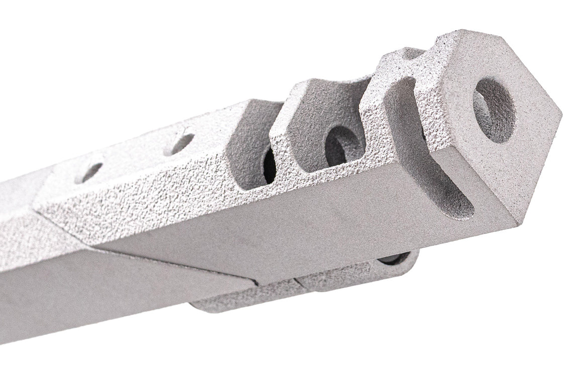 Revanchist 3D Printed 6" Slide Kit " 欲速則不達 " For Marui TM Hi-Capa GBBP Series ( Cerakote Silver )