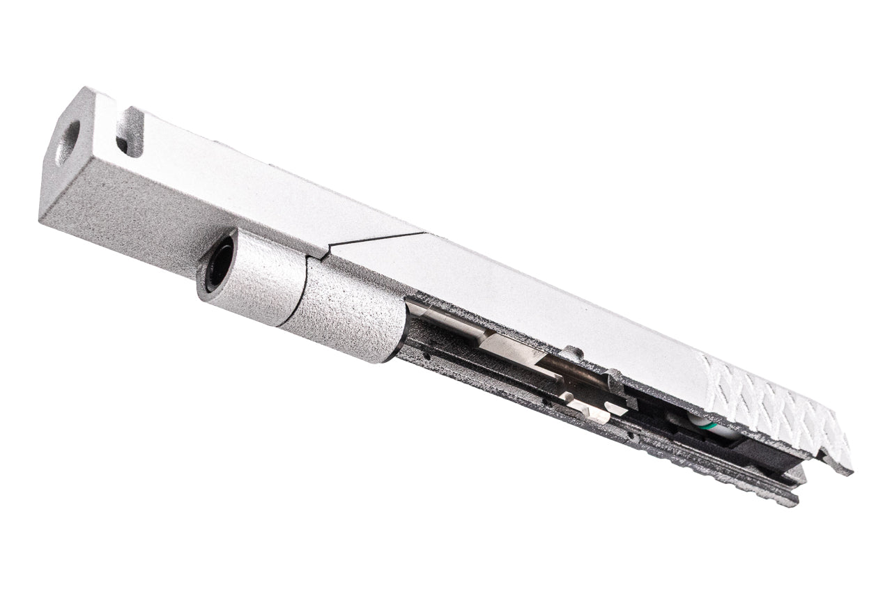 Revanchist 3D Printed 6" Slide Kit " 欲速則不達 " For Marui TM Hi-Capa GBBP Series ( Cerakote Silver )