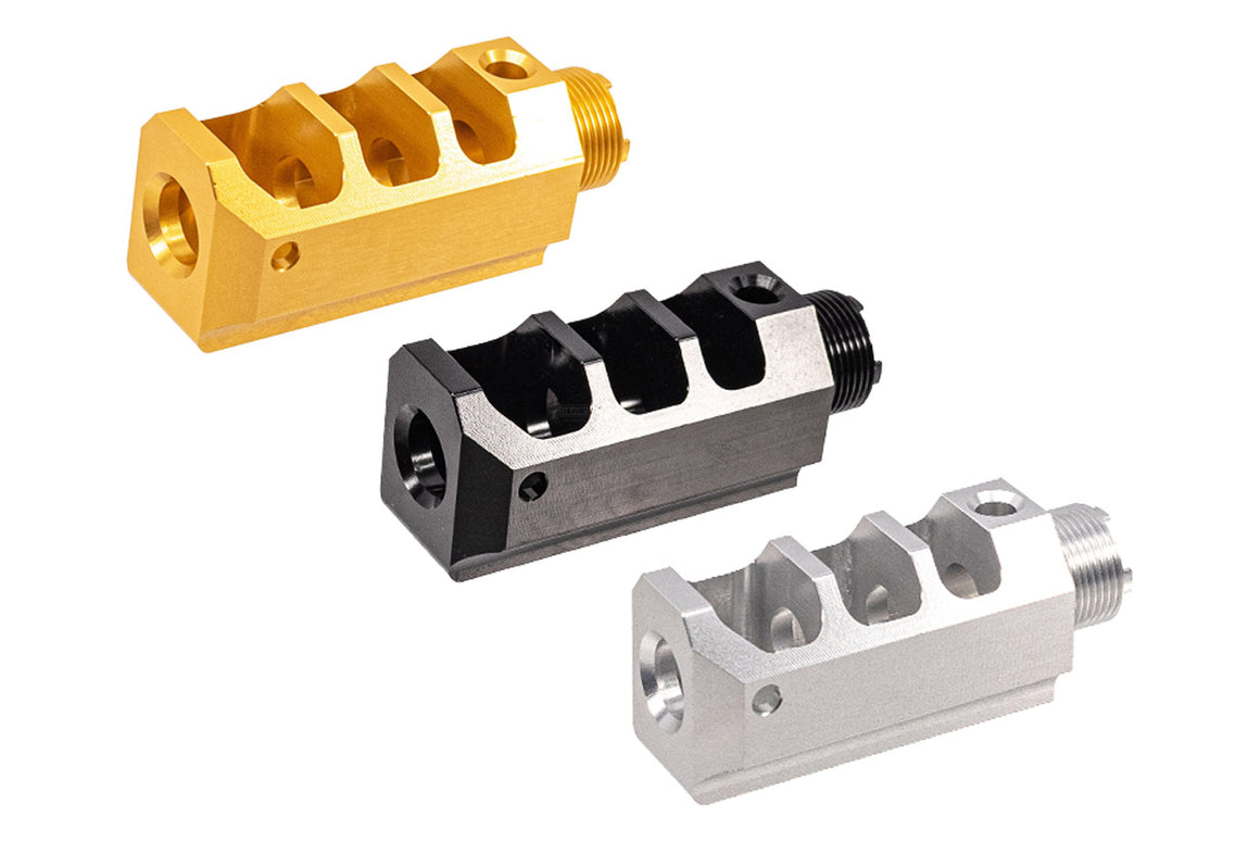 Revanchist Aluminum Open Slide Compensator For Marui TM Hi-Capa GBBP Series -Gold