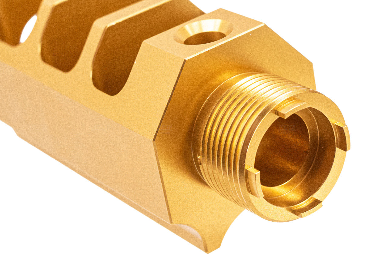 Revanchist Aluminum Open Slide Compensator For Marui TM Hi-Capa GBBP Series -Gold