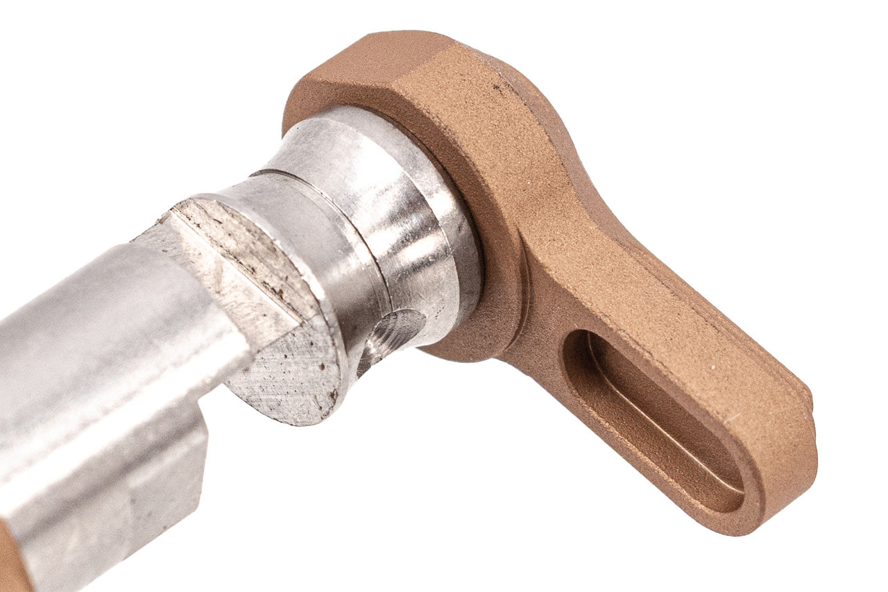 Revanchist Stainless Steel 45 Degree Ambidextrous Type B Selector For Marui TM MWS GBBR Series -FDE