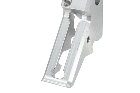 Revanchist CNC Aluminum Flat Trigger Set ( Silver Body ) For Umarex VFC Walther PDP GBBP -Blue