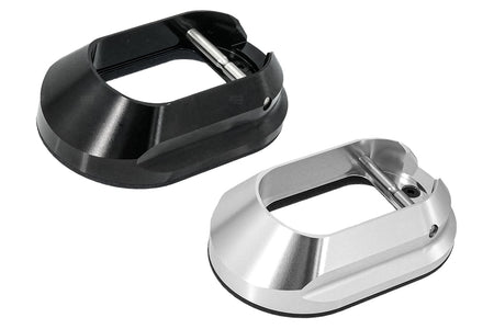 Revanchist CNC Aluminum Limcat Style XL Magwell For Marui TM Hi-Capa GBBP Series ( For Aluminum Grip Only )-Silver