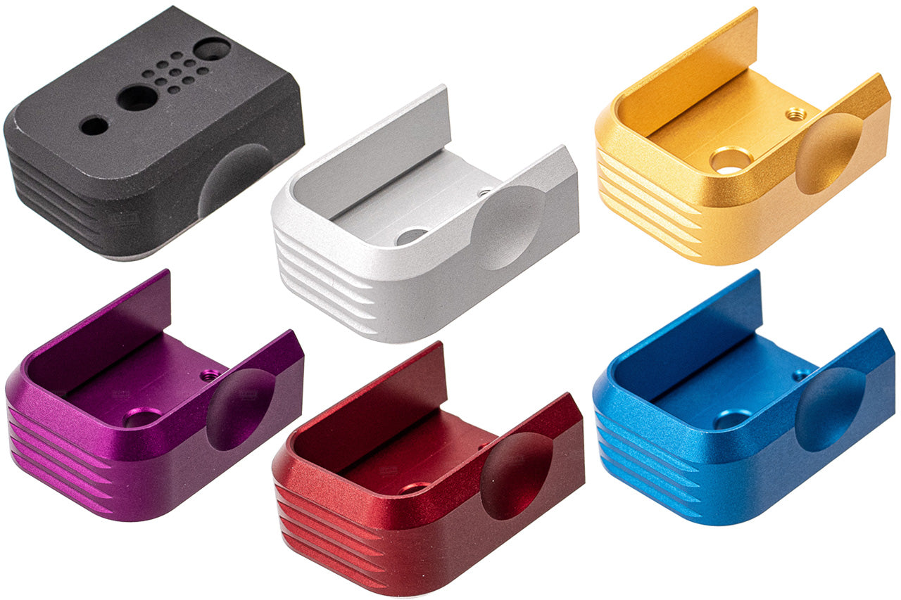 Revanchist Aluminum Magazine Base Type A For Hi-Capa GBB Pistols Airsoft Series ( Black / Silver / Red / Gold / Blue / Purple )-Purple