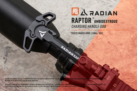 PTS Radian Raptor Ambidextrous Charging Handle GBB ( MWS / KWA )-KSC / KWA