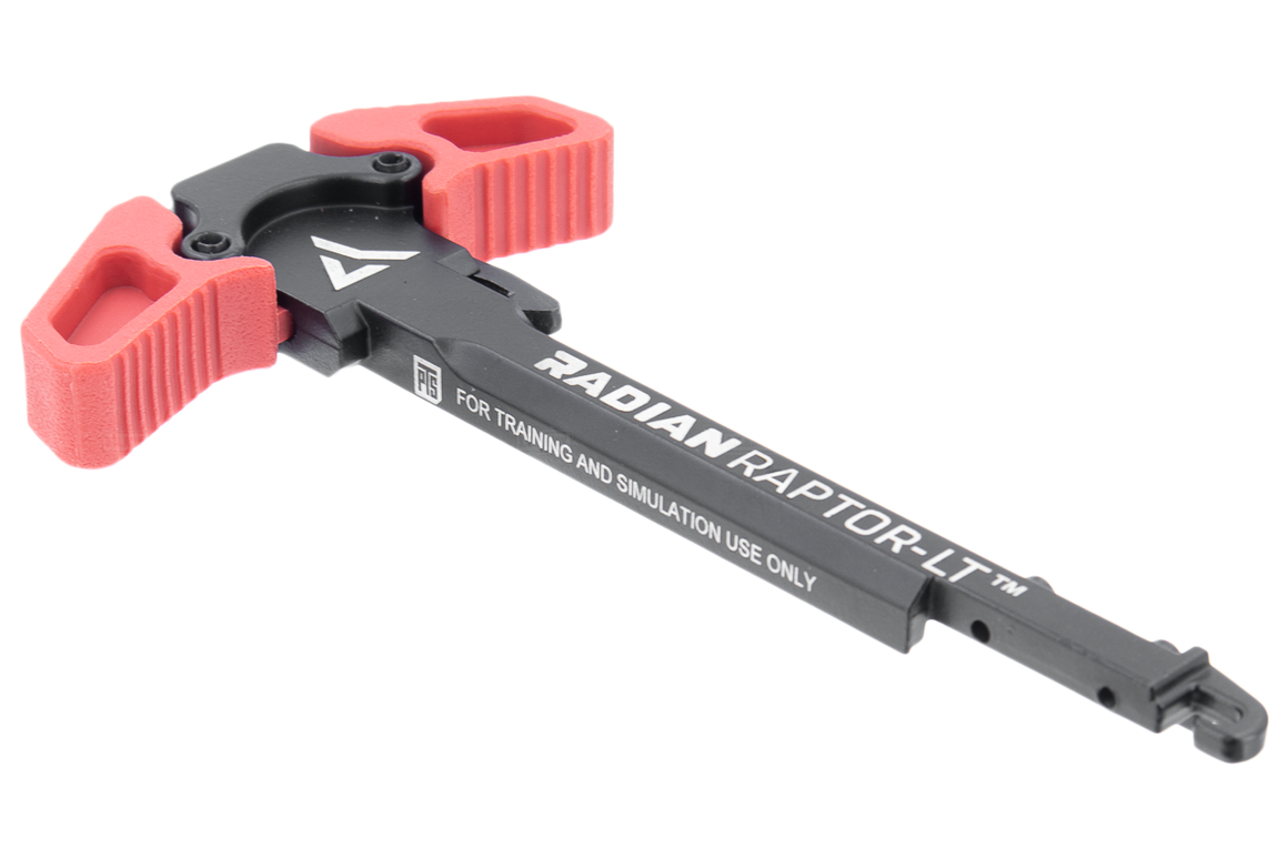 PTS Radian Raptor-LT Ambidextrous Charging Handle For AEG / ERG-Red