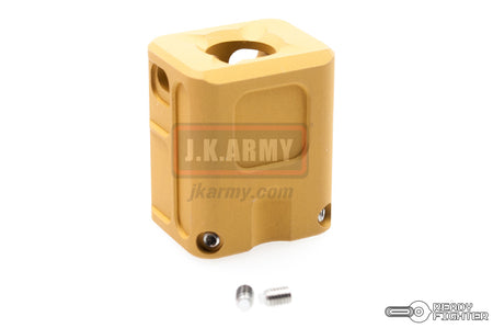 Ready Fighter ARC Divison Compensator 14mm CW / CCW Thread ( ARC Division Officially Licensed )-Gold-14mm Clockwise + ( 14CW )