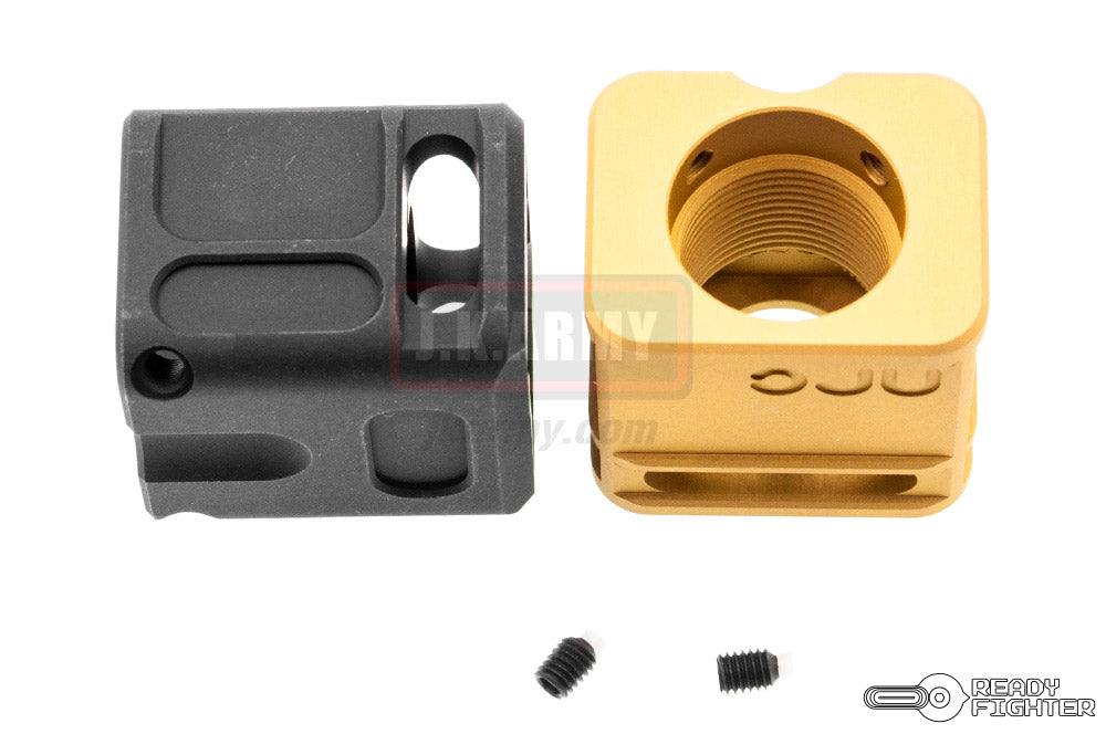 Ready Fighter ARC Divison SPARC-M Compensator 14mm CCW Thread Gold