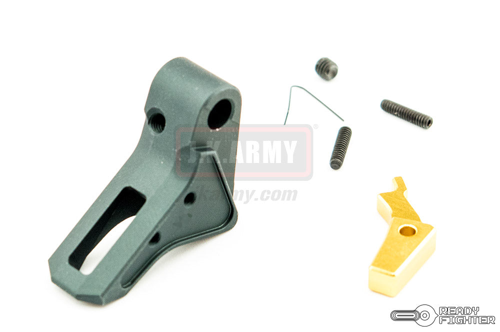 Ready Fighter FI Style CNC Aluminum Trigger G Series GBB Pistol ( TI Grey ) ( TM / KJ / WE / VFC G Model )