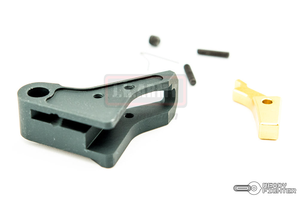Ready Fighter FI Style CNC Aluminum Trigger G Series GBB Pistol ( TI Grey ) ( TM / KJ / WE / VFC G Model )