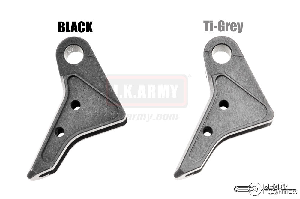 Ready Fighter FI Style CNC Aluminum Trigger G Series GBB Pistol ( TI Grey ) ( TM / KJ / WE / VFC G Model )