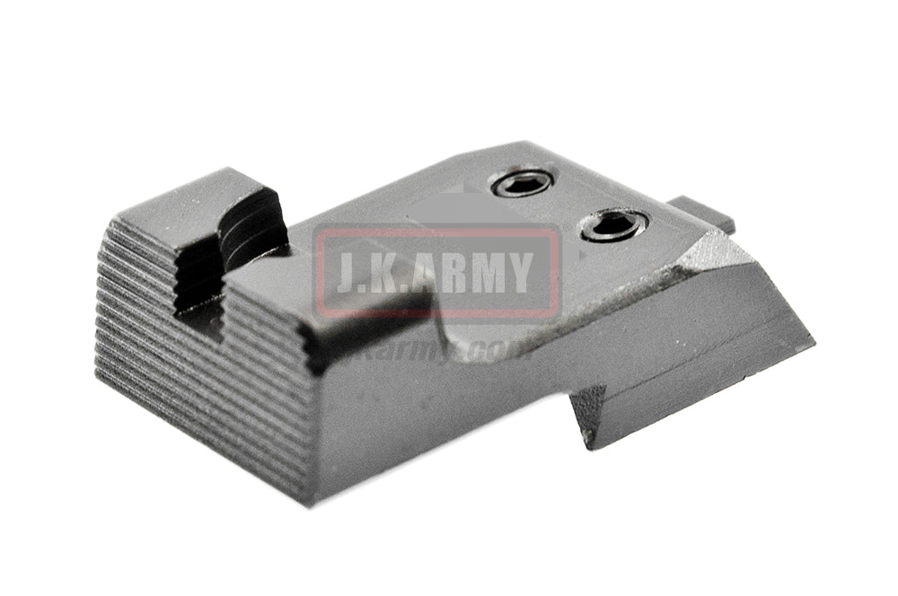 Ready Fighter HEI Style Ledge Black Front and Rear Sight Combo Novak Cut for Marui MEU / 1911