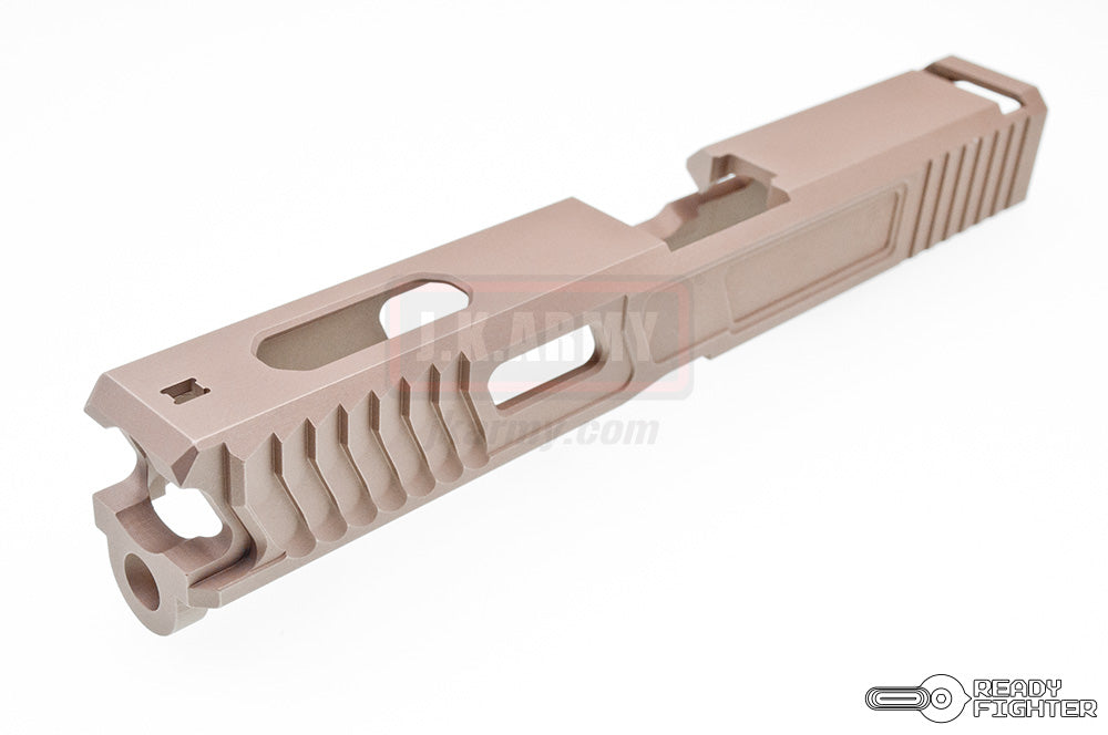 Ready Fighter LK TAC Style Slide for Marui 17 ( Light Bronze ) ( Model 17 )