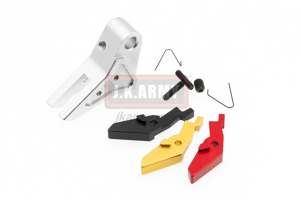 Ready Fighter S Style Flat-Faced Trigger Adjustable For TM / KJ / WE / VFC G Model Series ( SV )