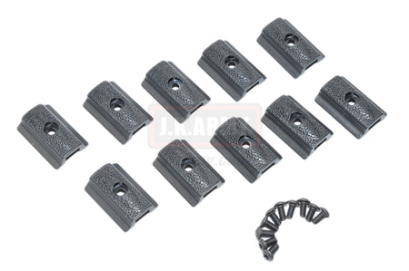 Red Arms Rail Cover 1 Set 10pcs ( BK )