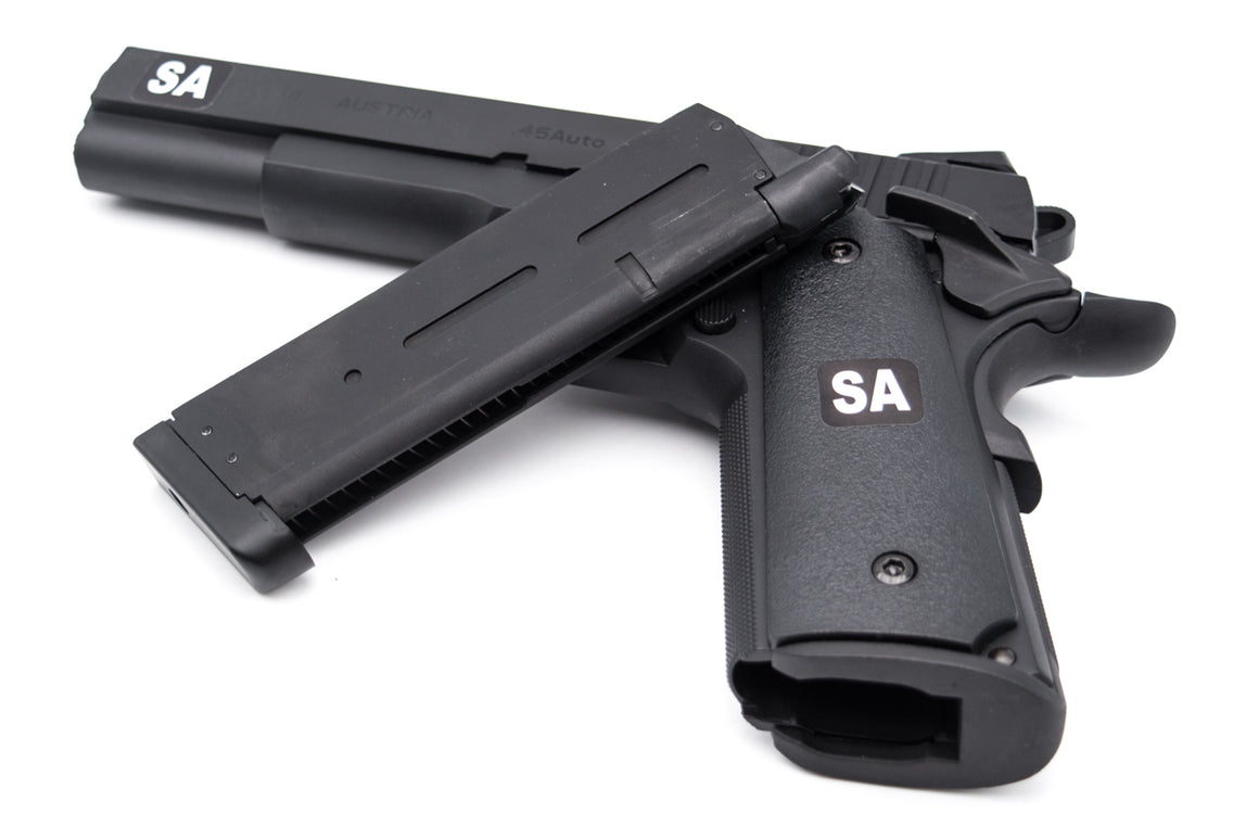 RGW SA G Style 1911 TM Spec GBB Pistol ( Black )