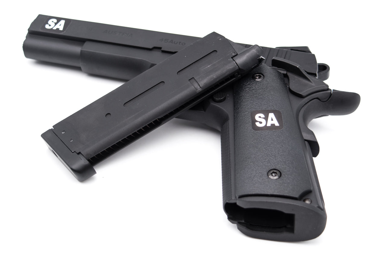 RGW SA G Style 1911 TM Spec GBB Pistol ( Black )