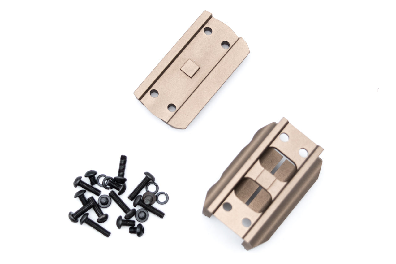 RGW DD Style Mount for T2 Red Dot Sight ( Black / DE )-Dark Earth ( DE )