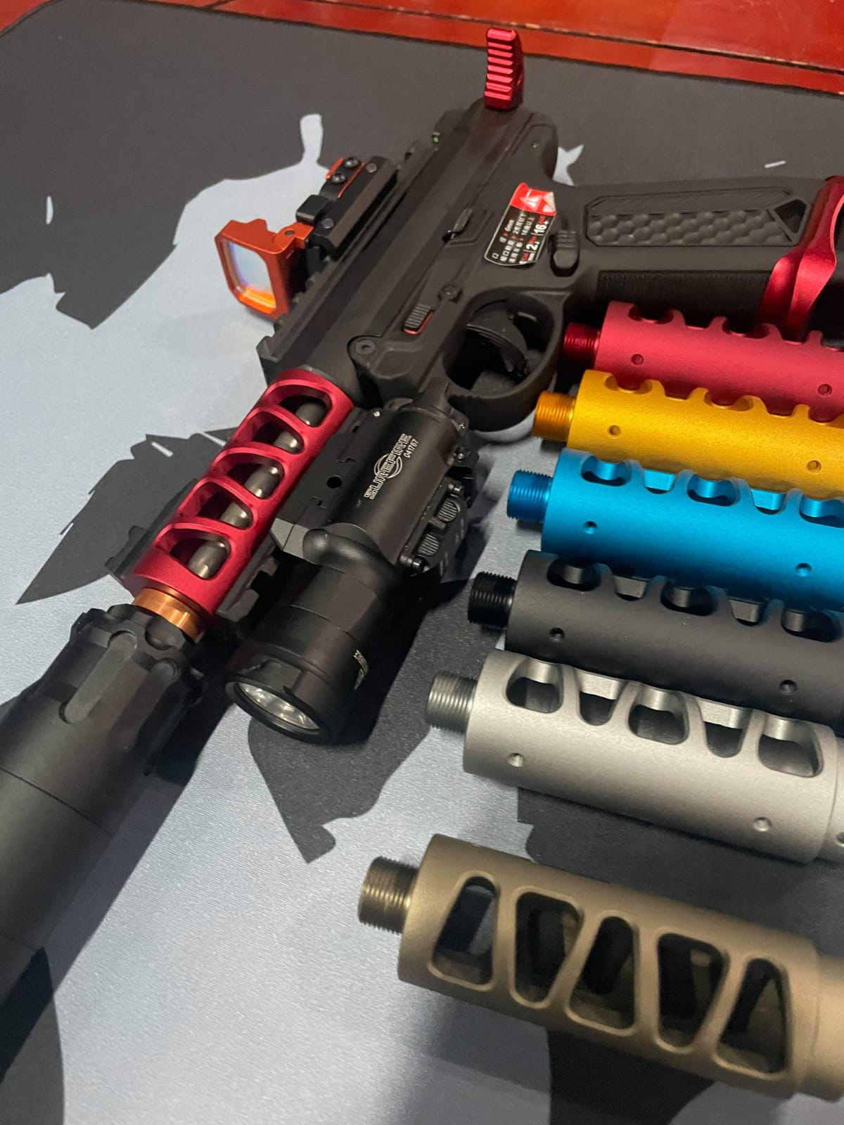 RGW CNC AAP01 Barrel Case ( AAP-01 )-Type C , Dot Cut-Black